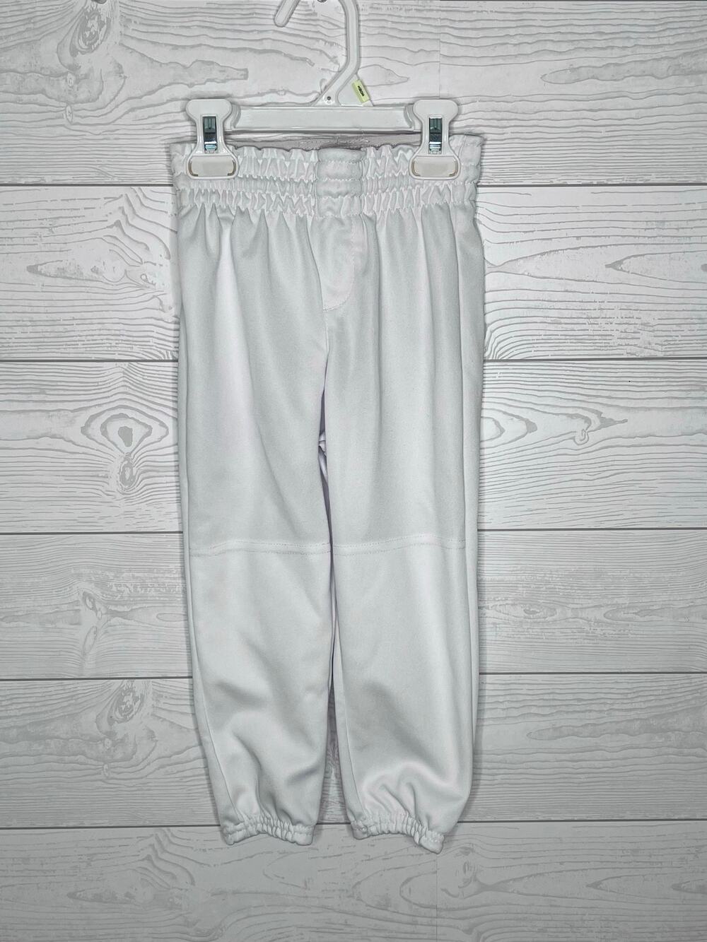 Alleson Athletic White Unisex Baseball Pants – Youth Size XS